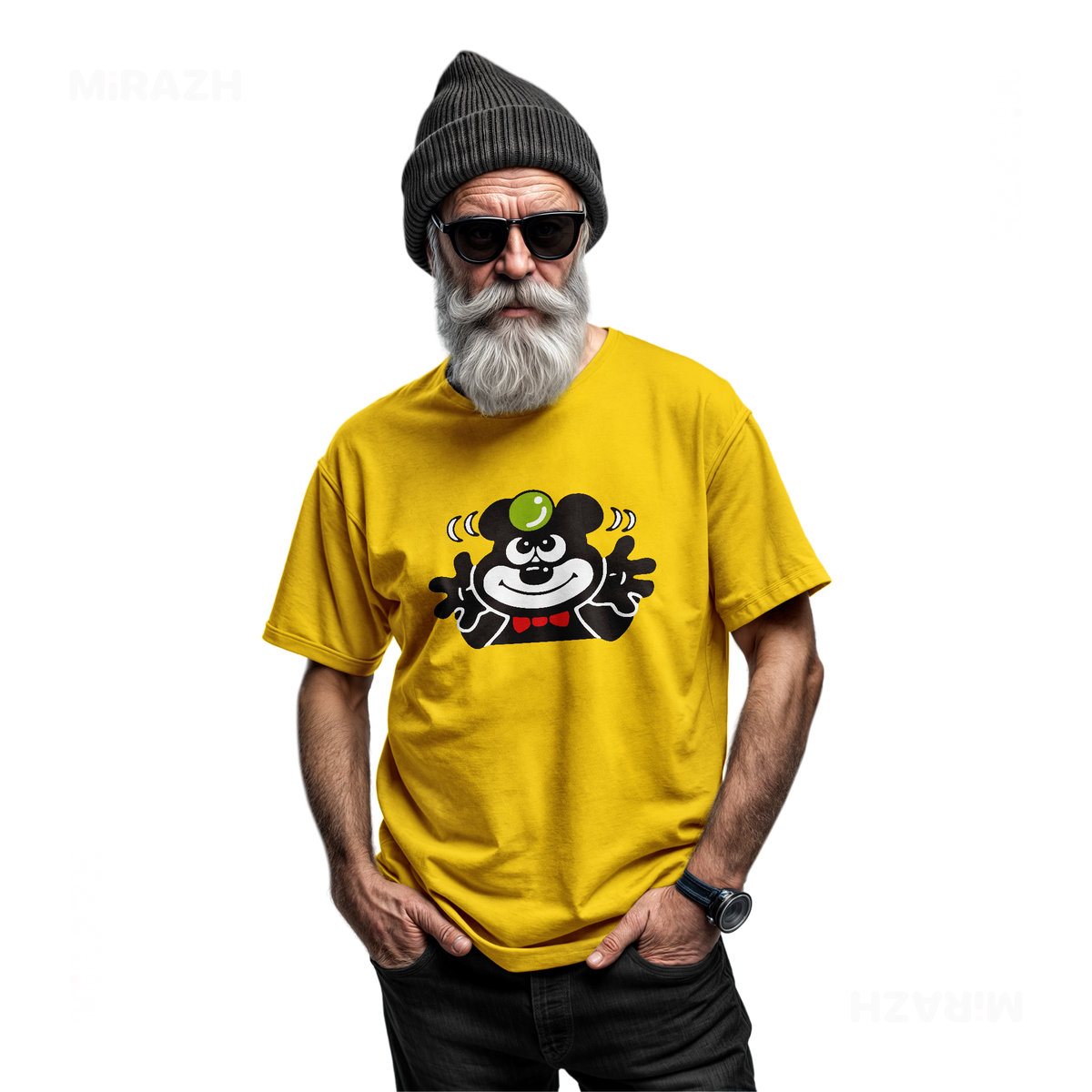 AdamsKhersiBlueberry Adult T Shirt 06 Yellow