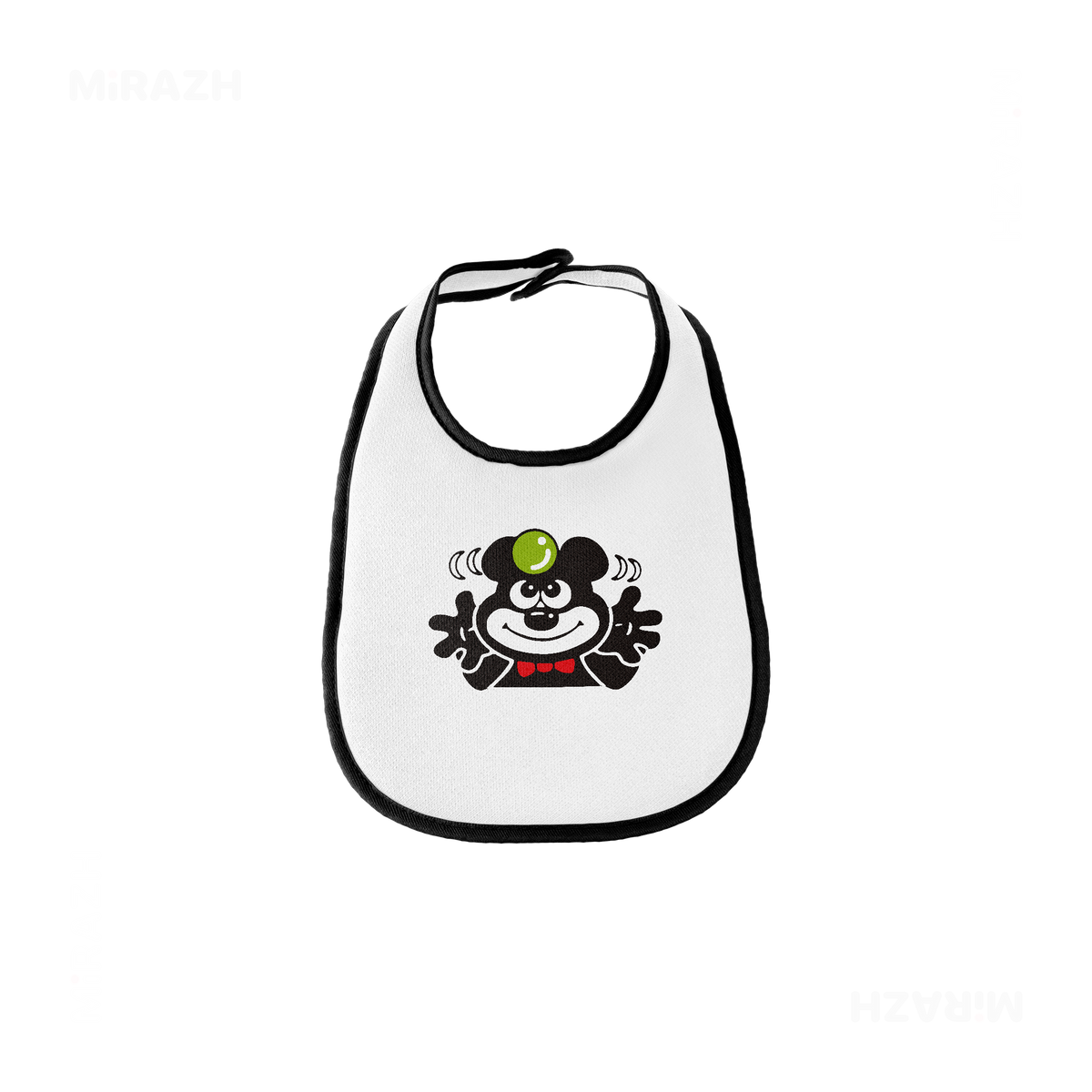AdamsKhersiBlueberry Baby Bibs 01 White Black
