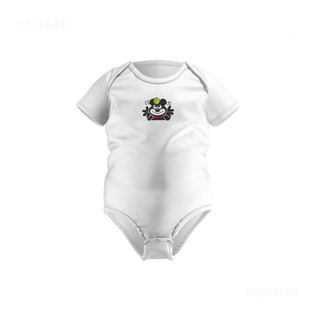 AdamsKhersiBlueberry Baby Onesies 01 White