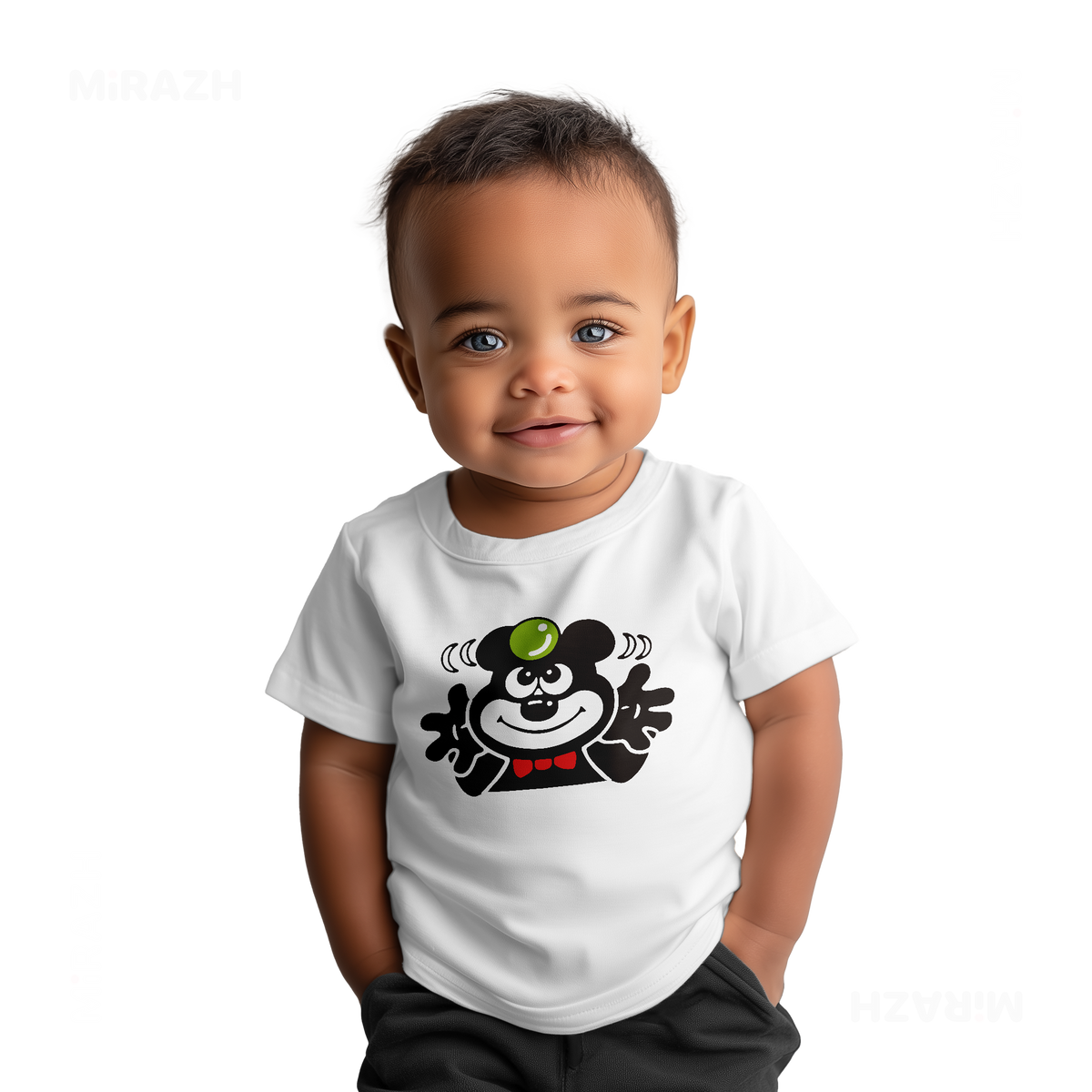 AdamsKhersiBlueberry Baby T Shirt 05 White