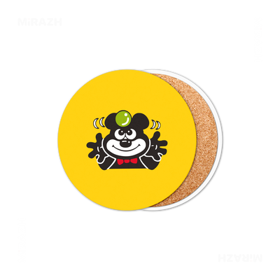 AdamsKhersiBlueberry Ceramic Coaster 01 Round