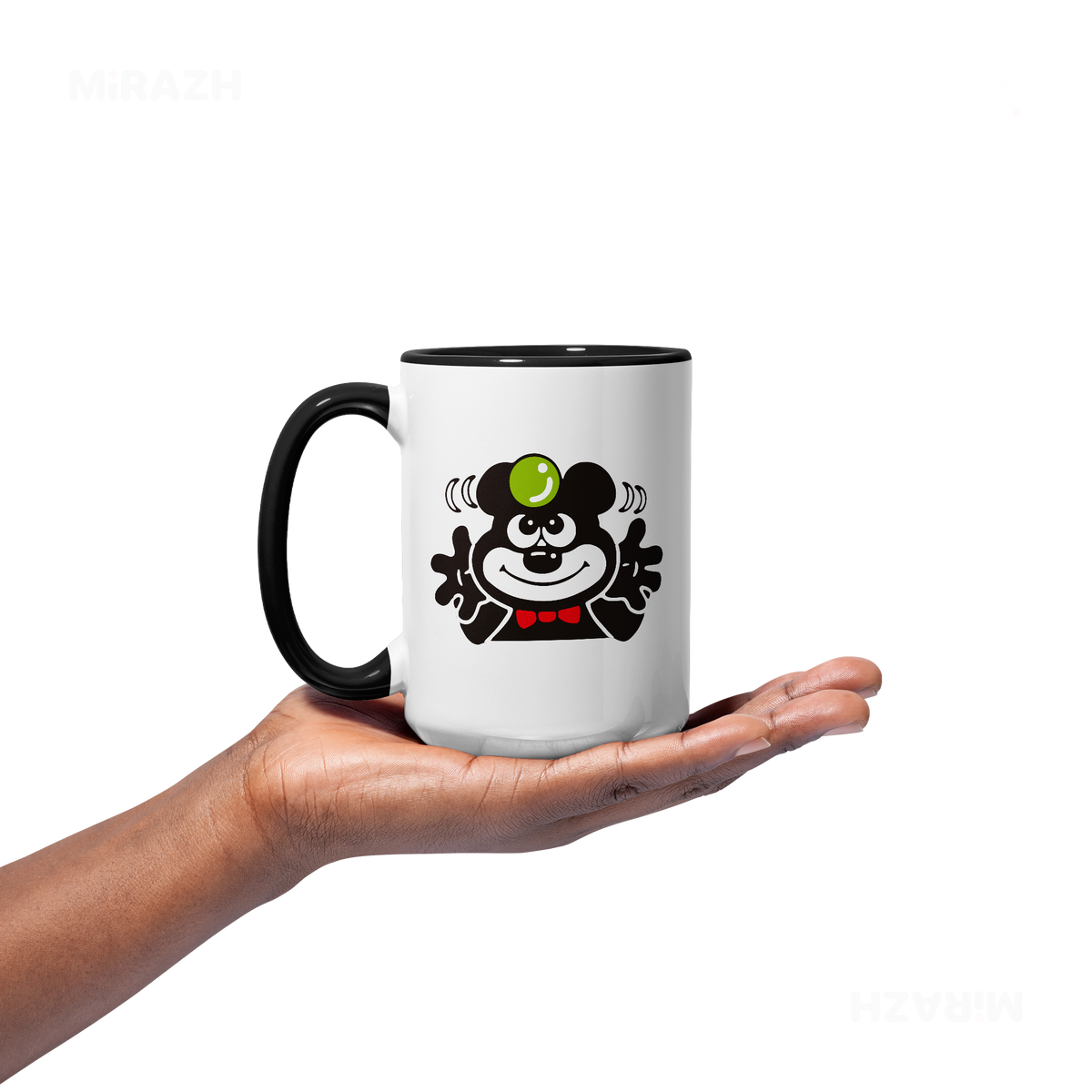 AdamsKhersiBlueberry Ceramic Mug 03 White Black