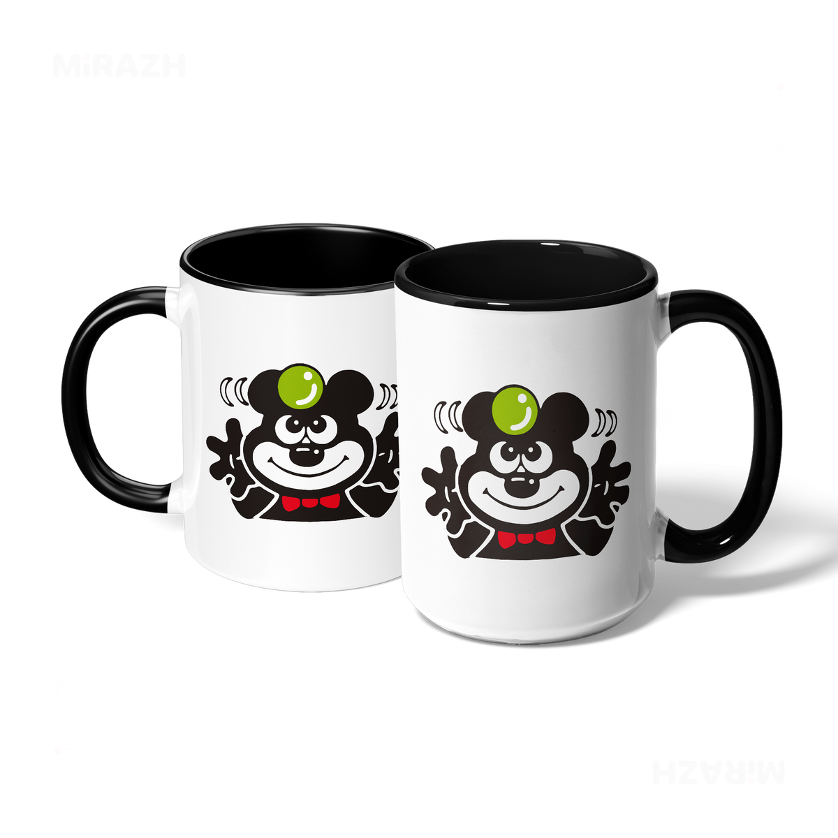 AdamsKhersiBlueberry Ceramic Mug 07 White Black