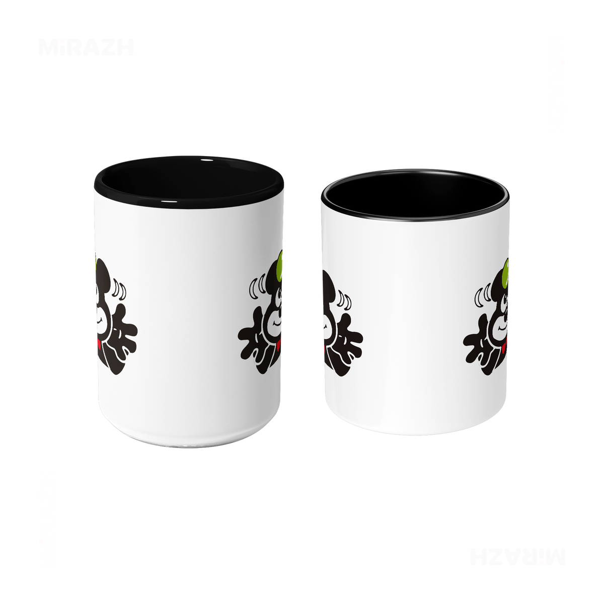 AdamsKhersiBlueberry Ceramic Mug 09 White Black