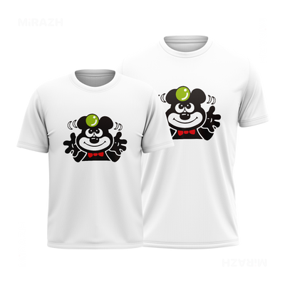 AdamsKhersiBlueberry Couple T Shirt 01 White