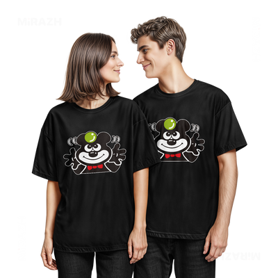 AdamsKhersiBlueberry Couple T Shirt 05 Black