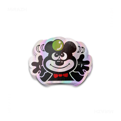 AdamsKhersiBlueberry Die Cut Holographic Sticker 01