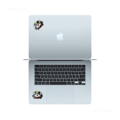 AdamsKhersiBlueberry Die Cut Outdoor Sticker 07 Clear