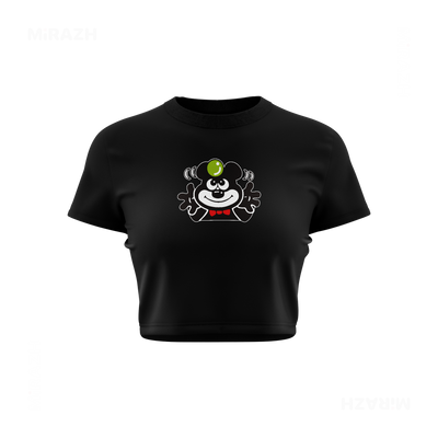 AdamsKhersiBlueberry Fitted Crop Top 01 Black