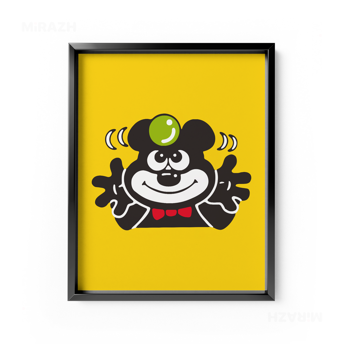 AdamsKhersiBlueberry Framed Poster 01 Black Aluminum