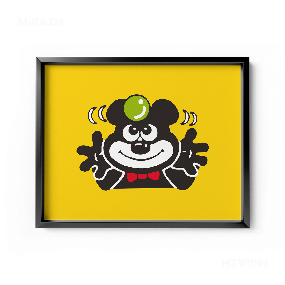AdamsKhersiBlueberry Framed Poster 03 Black Aluminum