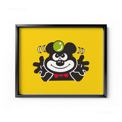 AdamsKhersiBlueberry Framed Poster 03 Black Aluminum