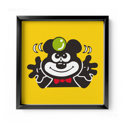 AdamsKhersiBlueberry Framed Poster 04 Black Aluminum
