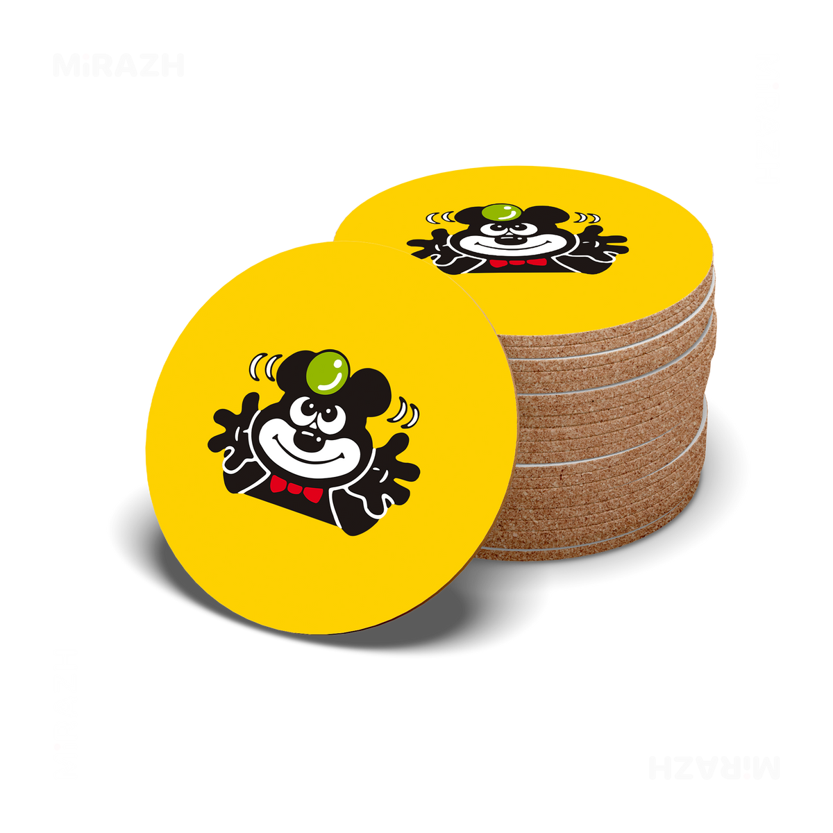AdamsKhersiBlueberry High Gloss Coaster 06 Round