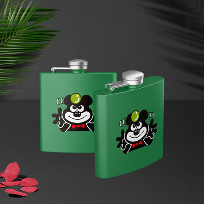 AdamsKhersiBlueberry Hip Flasks 02 Green