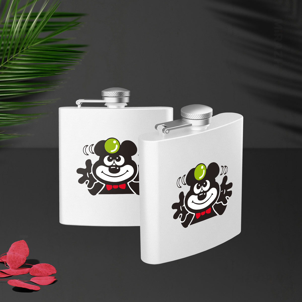 AdamsKhersiBlueberry Hip Flasks 02 White