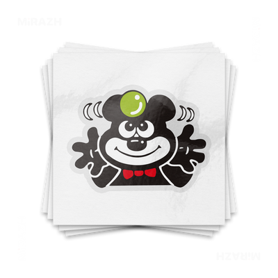 AdamsKhersiBlueberry Kiss Cut Sticker 01 Clear
