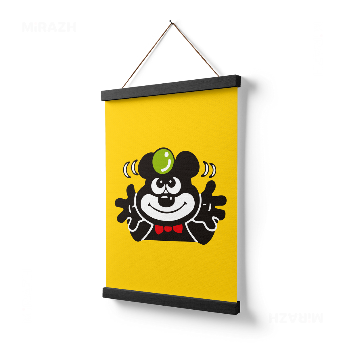 AdamsKhersiBlueberry Magnetic Hanger Poster 03 Black Wood
