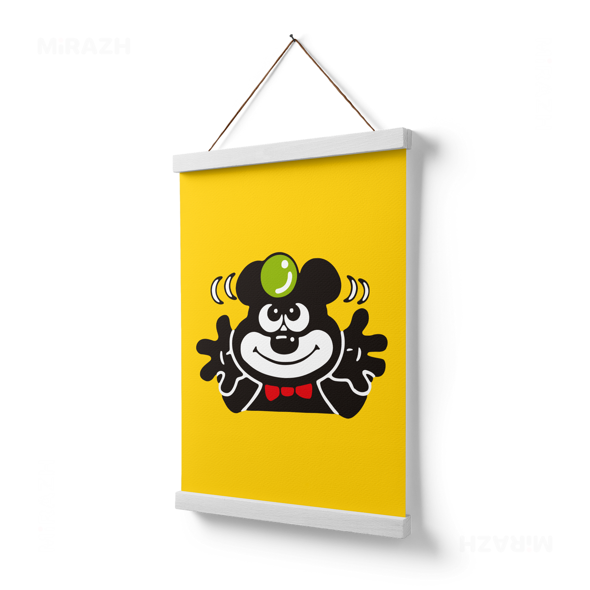 AdamsKhersiBlueberry Magnetic Hanger Poster 03 White Wood