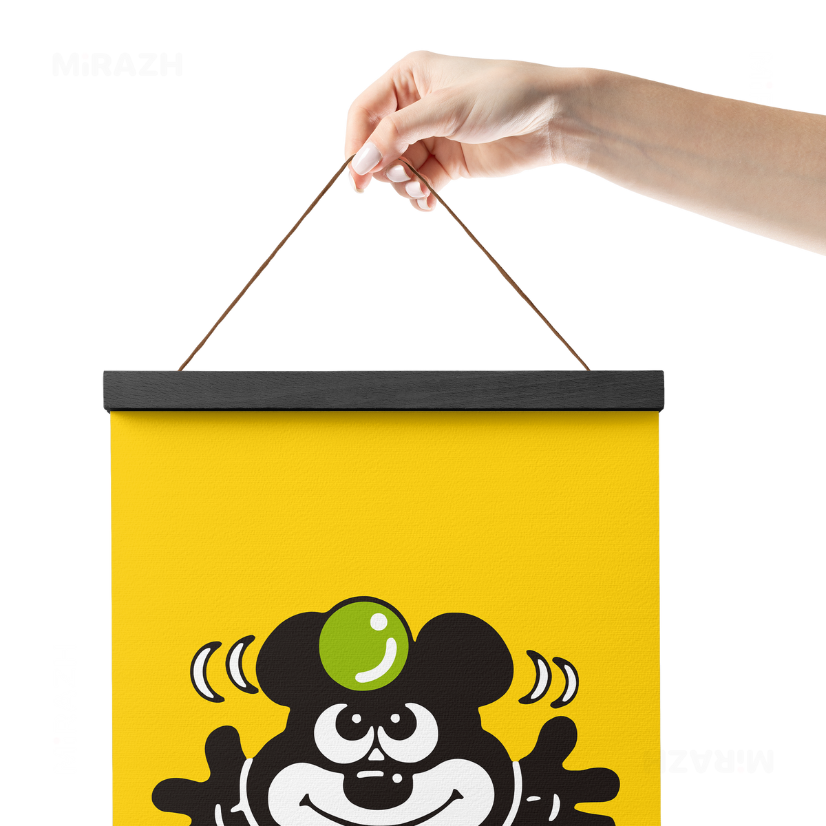 AdamsKhersiBlueberry Magnetic Hanger Poster 05 Black Wood
