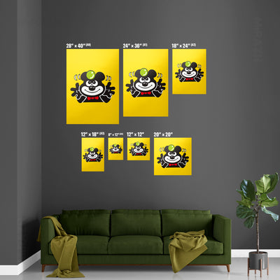 AdamsKhersiBlueberry Magnetic Hanger Poster 06 Black Wood