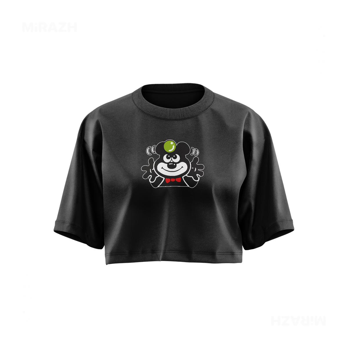 AdamsKhersiBlueberry Over Sized Crop Top 01 Faded Black