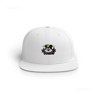 AdamsKhersiBlueberry Snapback Caps 01 White DTF