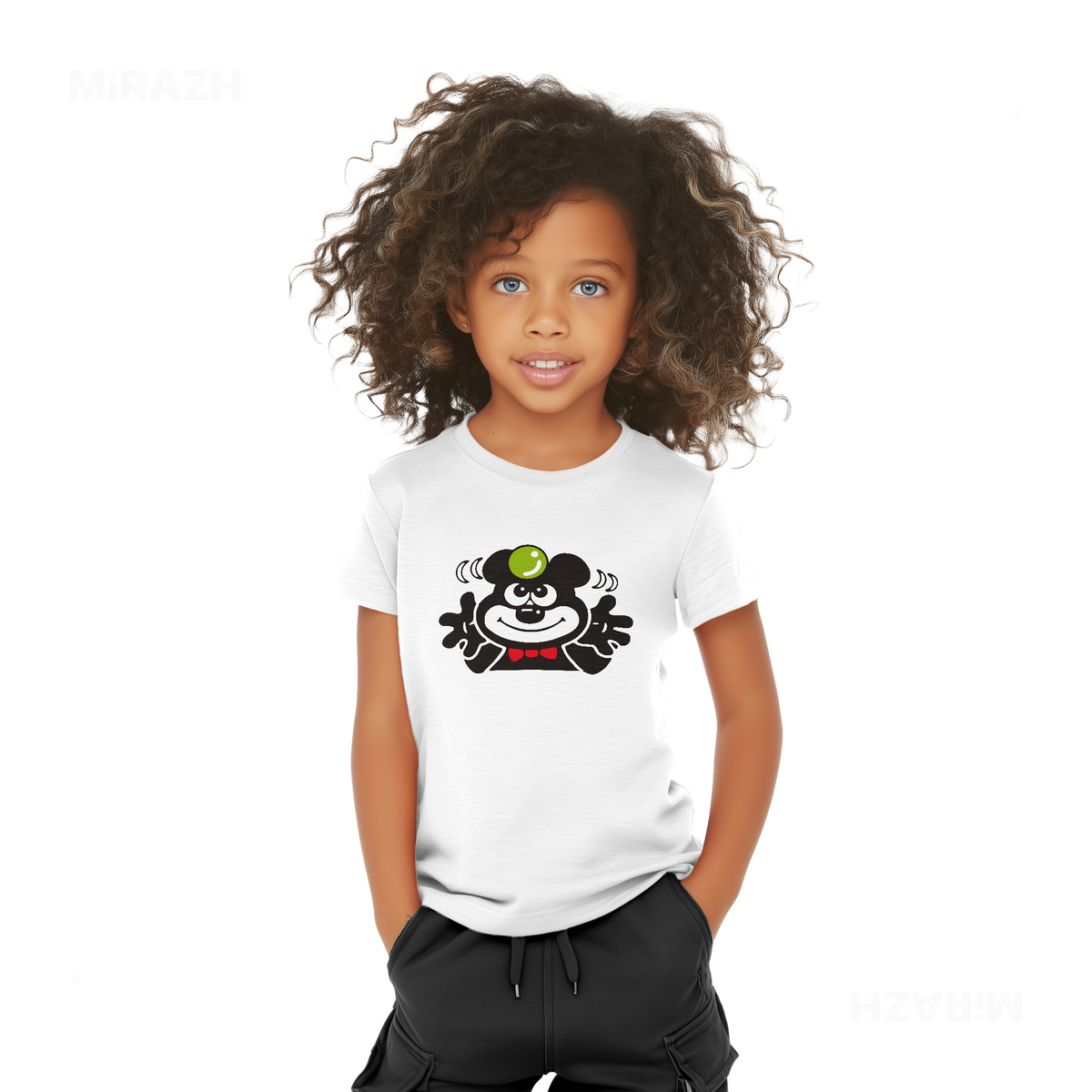 AdamsKhersiBlueberry Toddler T Shirt 04 White