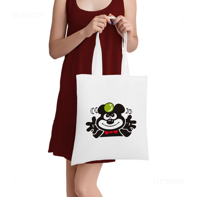 AdamsKhersiBlueberry Tote Bags 05 White