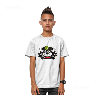 AdamsKhersiBlueberry Youth T Shirt 03 White