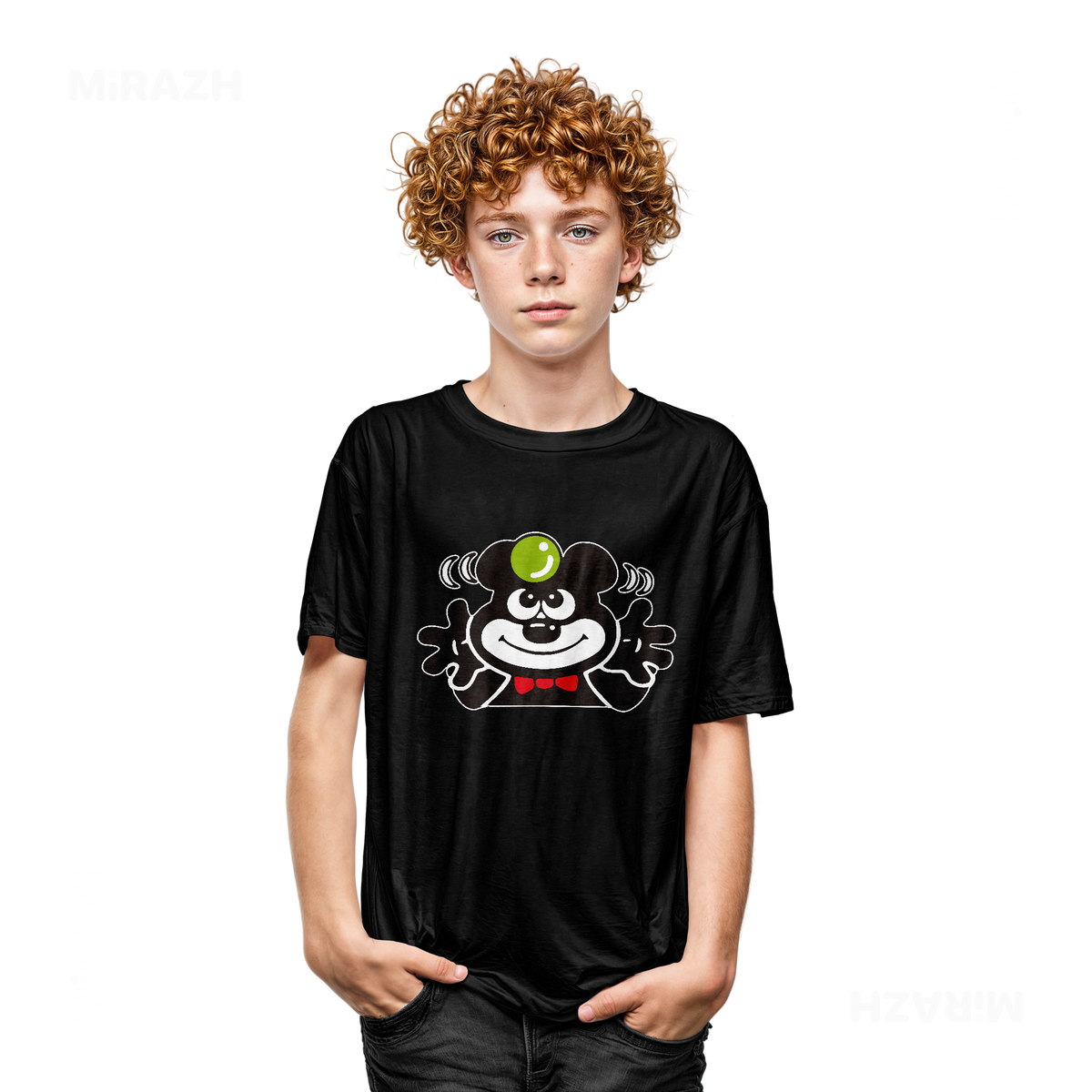 AdamsKhersiBlueberry Youth T Shirt 05 Black
