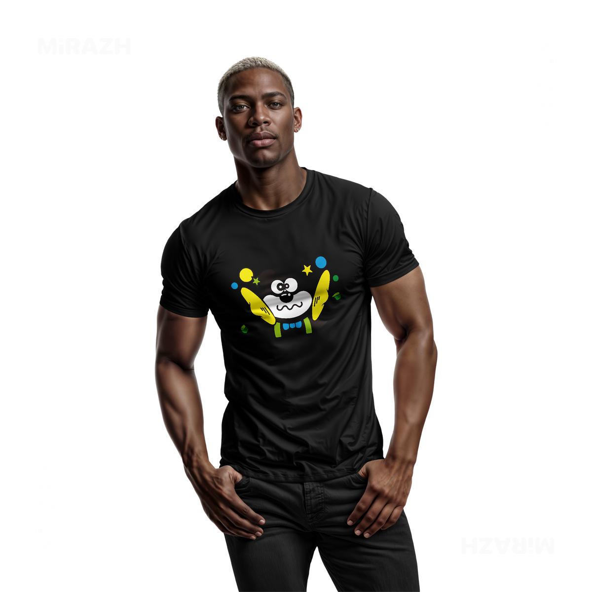 AdamsKhersiStrawberry Adult T Shirt 02 Black