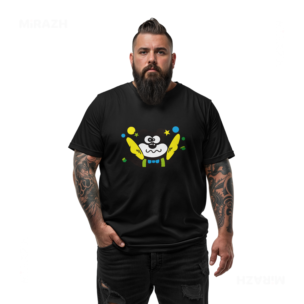 AdamsKhersiStrawberry Adult T Shirt 05 Black