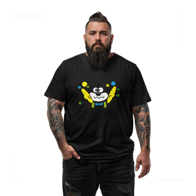 AdamsKhersiStrawberry Adult T Shirt 05 Black