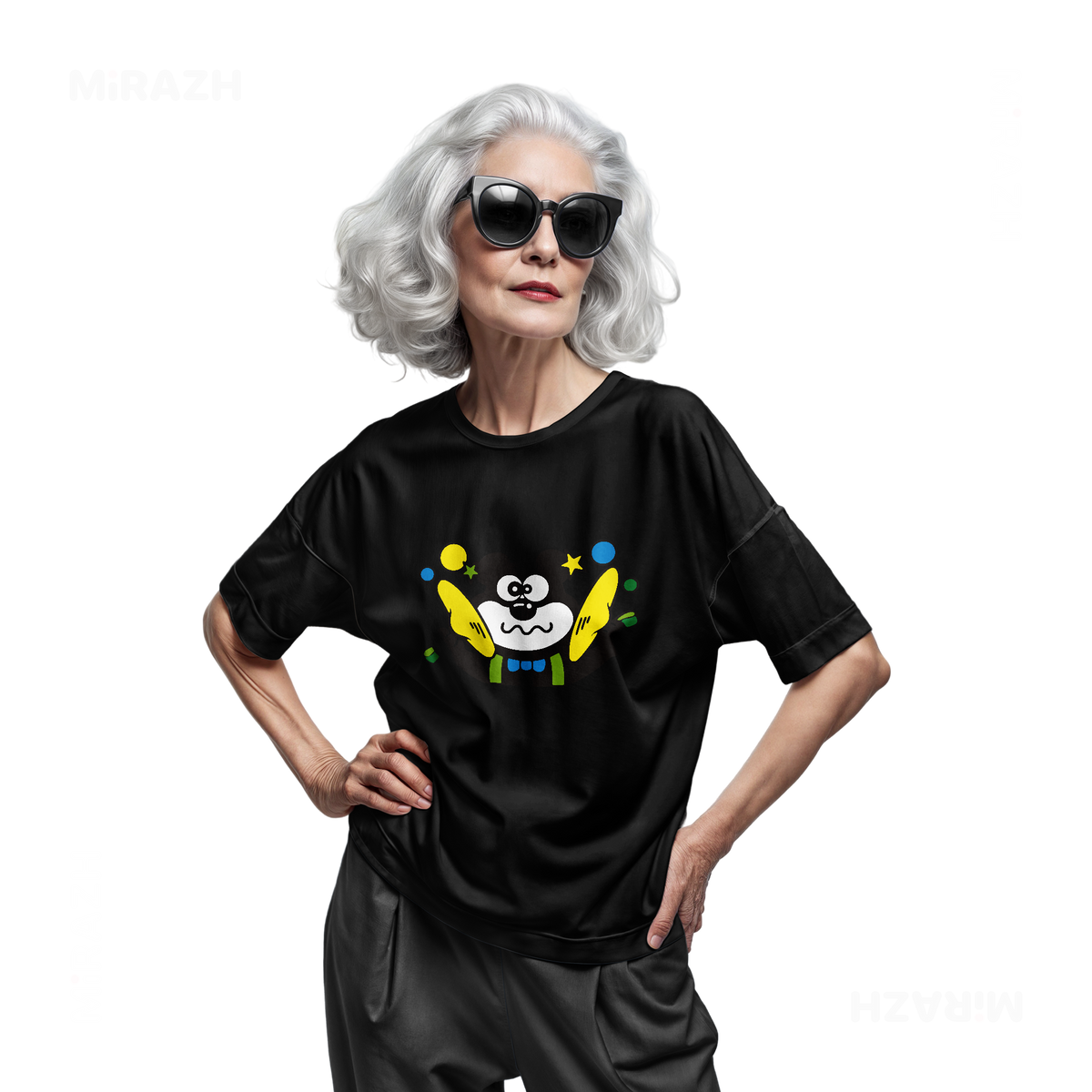AdamsKhersiStrawberry Adult T Shirt 07 Black