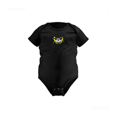 AdamsKhersiStrawberry Baby Onesies 01 Black