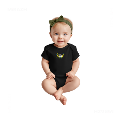 AdamsKhersiStrawberry Baby Onesies 02 Black