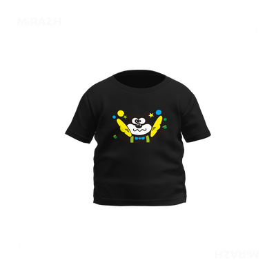 AdamsKhersiStrawberry Baby T Shirt 01 Black