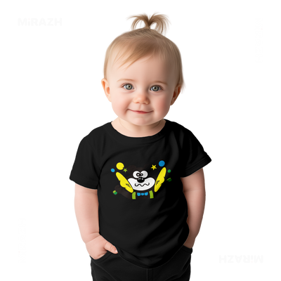 AdamsKhersiStrawberry Baby T Shirt 02 Black