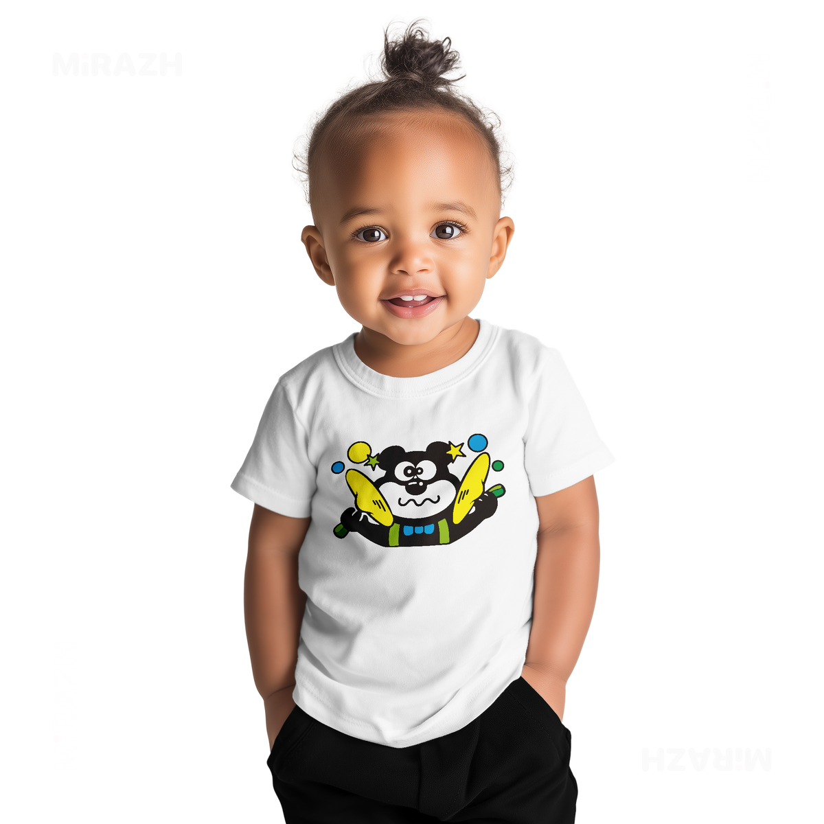 AdamsKhersiStrawberry Baby T Shirt 04 White