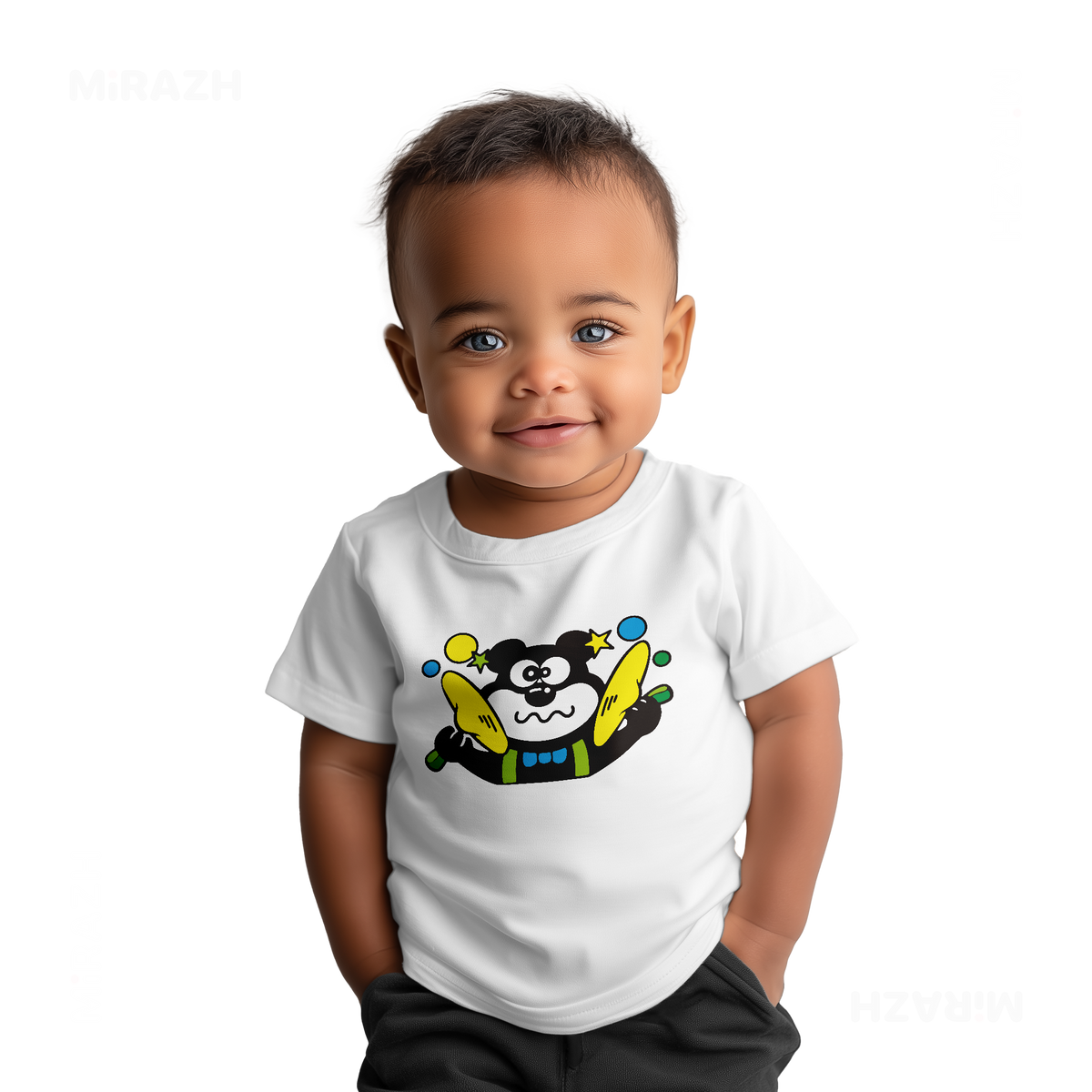 AdamsKhersiStrawberry Baby T Shirt 05 White