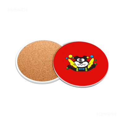 AdamsKhersiStrawberry Ceramic Coaster 05 Round