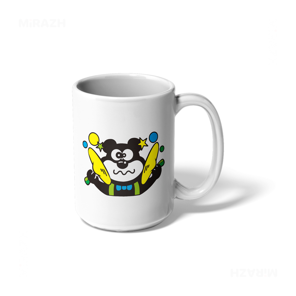 AdamsKhersiStrawberry Ceramic Mug 01 White