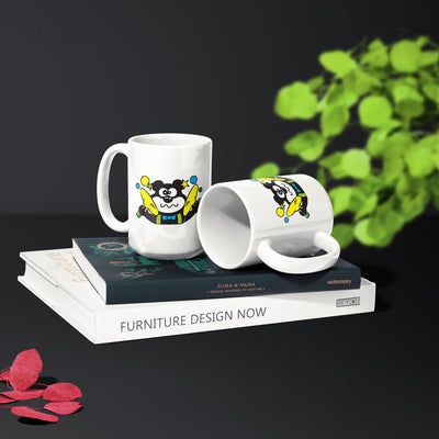 AdamsKhersiStrawberry Ceramic Mug 02 White
