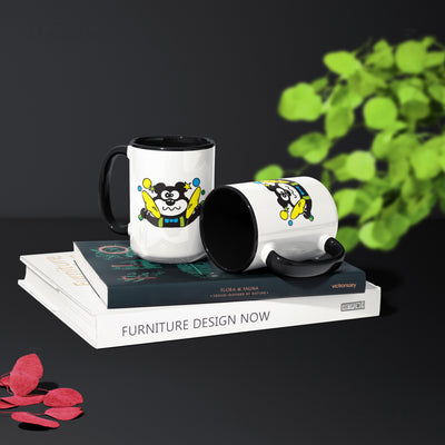 AdamsKhersiStrawberry Ceramic Mug 02 White Black