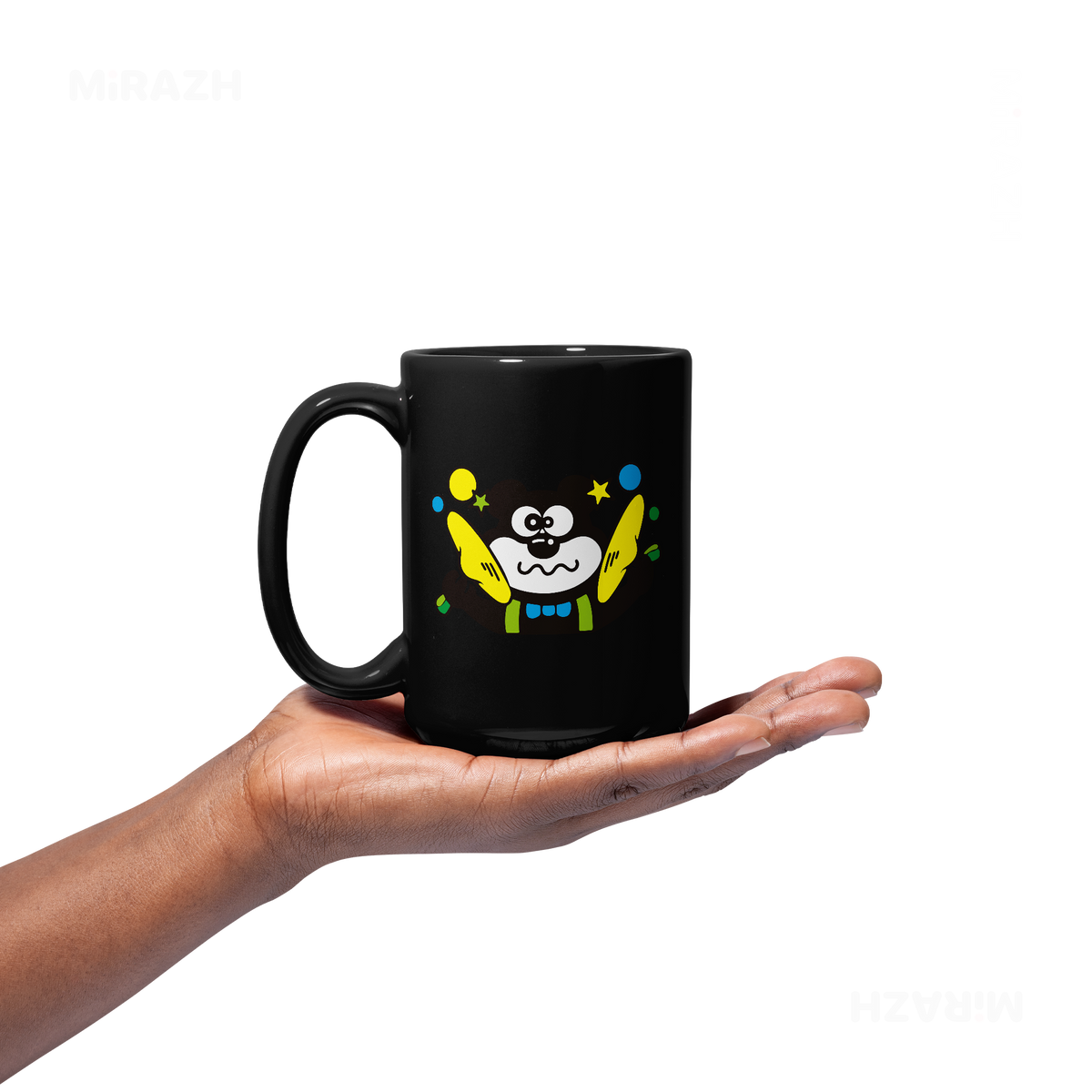 AdamsKhersiStrawberry Ceramic Mug 03 Black