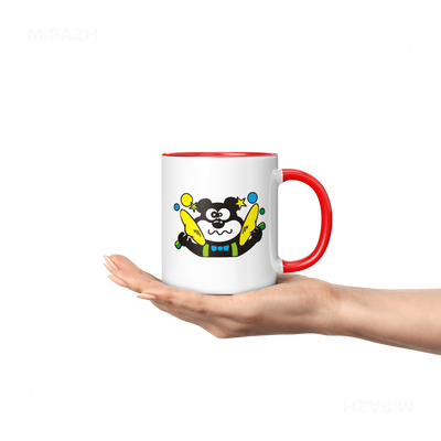 AdamsKhersiStrawberry Ceramic Mug 04 White Red