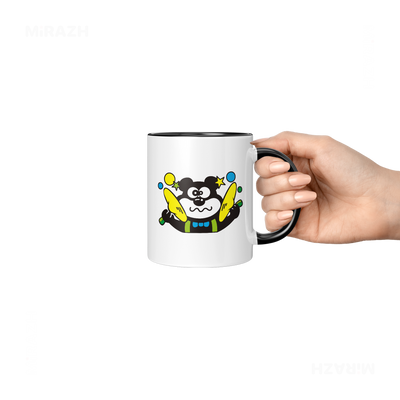 AdamsKhersiStrawberry Ceramic Mug 06 White Black