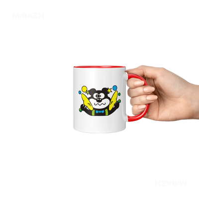AdamsKhersiStrawberry Ceramic Mug 06 White Red