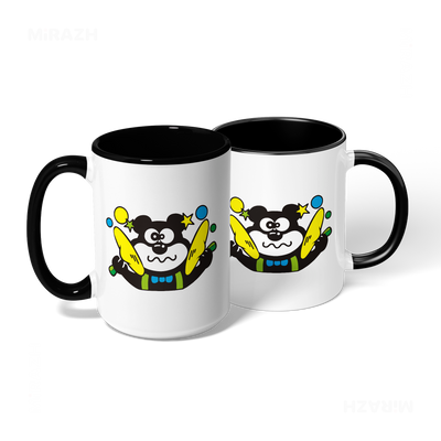 AdamsKhersiStrawberry Ceramic Mug 08 White Black